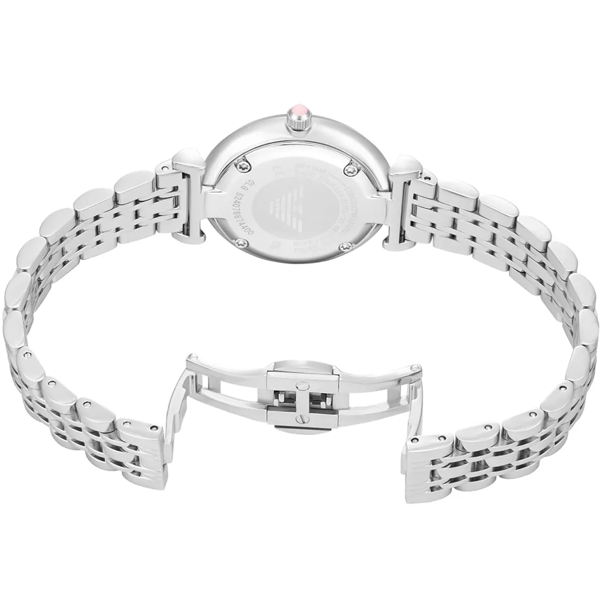 ar11686 emporio armani watch women crystals pink dial metal stainless steel silver strap quartz analog gianni t bar 3 ar11686 emporio armani watch women crystals pink dial metal stainless steel silver strap quartz analog gianni t bar 3
