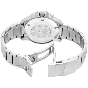 ar11697 emporio armani watch 100m 330ft men solar powered blue dial metal stainless steel silver strap quartz analog world explorer 7