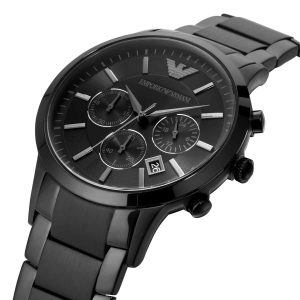 ar2453 emporio armani watch men black metal stainless steel renato 3