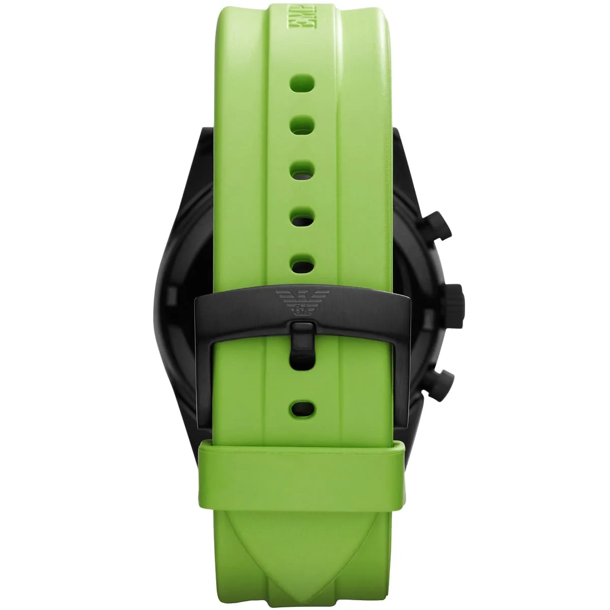 ar6115 emporio armani watch men black dial rubber green strap quartz battery analog chronograph tazio large 2 ar6115 emporio armani watch men black dial rubber green strap quartz battery analog chronograph tazio large 2