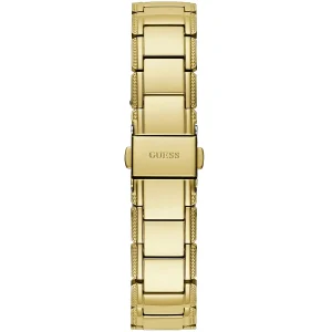 gw0528l2 guess watch women gold dial metal stainless steel golden strap quartz battery analog crystals lily 4