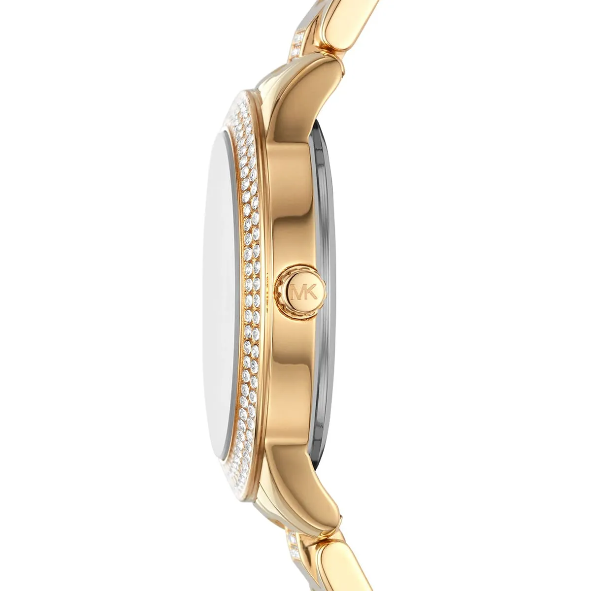 mk4575 michael kors watch women crystals gold dial metal stainless steel golden strap quartz battery analog three hand tibby 2 mk4575 michael kors watch women crystals gold dial metal stainless steel golden strap quartz battery analog three hand tibby 2
