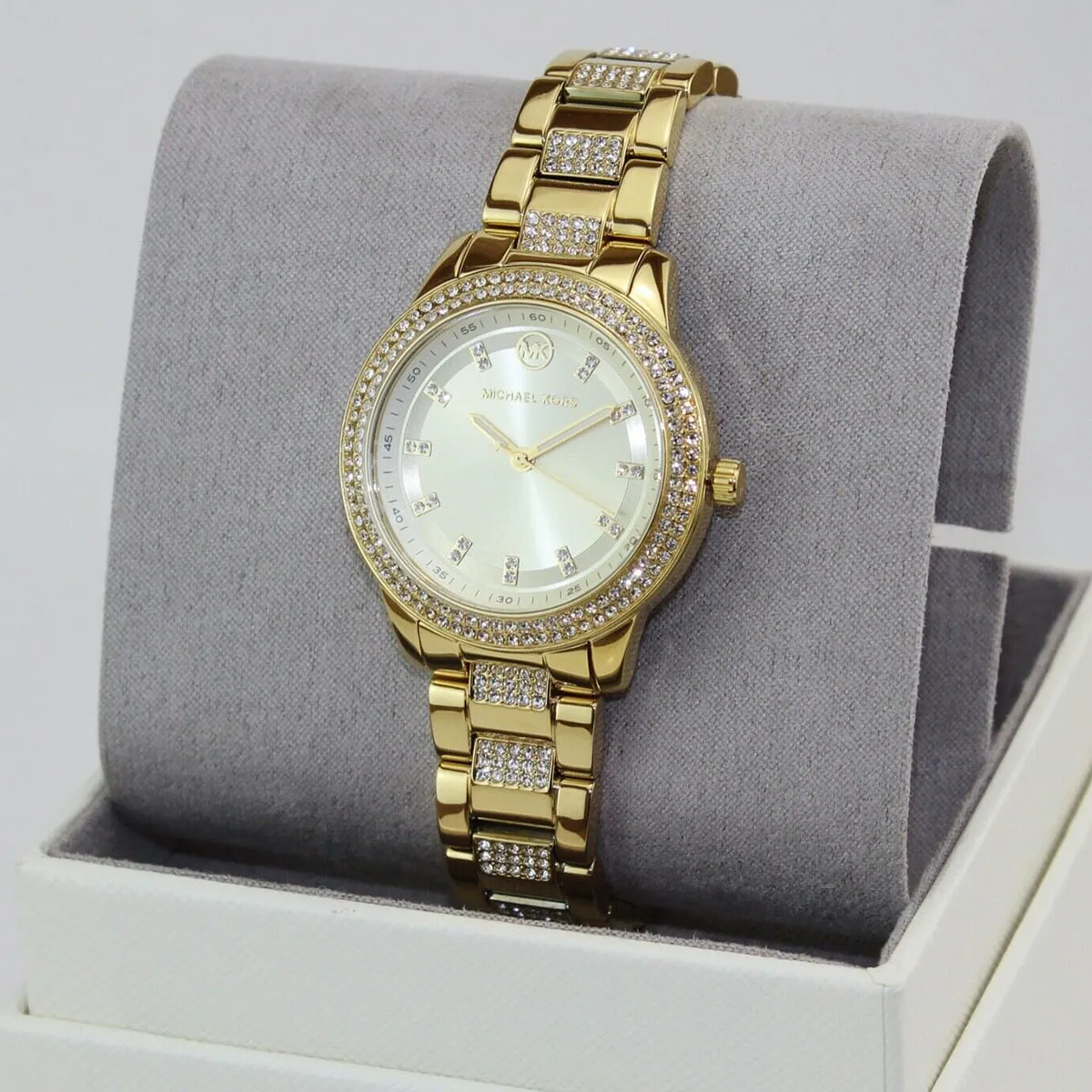 mk4575 michael kors watch women crystals gold dial metal stainless steel golden strap quartz battery analog three hand tibby 6 mk4575 michael kors watch women crystals gold dial metal stainless steel golden strap quartz battery analog three hand tibby 6