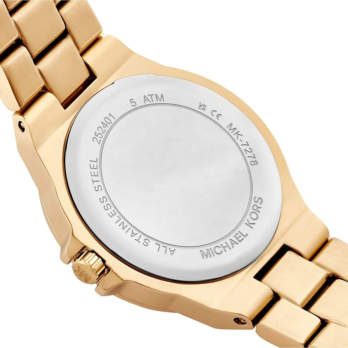mk7278 michael kors watch women crystals white dial metal stainless steel gold strap quartz battery analog three hand lennox 6 mk7278 michael kors watch women crystals white dial metal stainless steel gold strap quartz battery analog three hand lennox 6