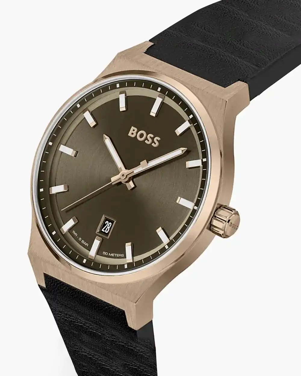 1514080 original hugo boss men watch green dial black leather strap egypt 3 1514080 original hugo boss men watch green dial black leather strap egypt 3