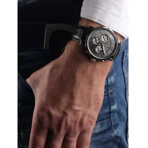 1791289 tommy hilfiger watch men black leather keagan hand 7.jpg