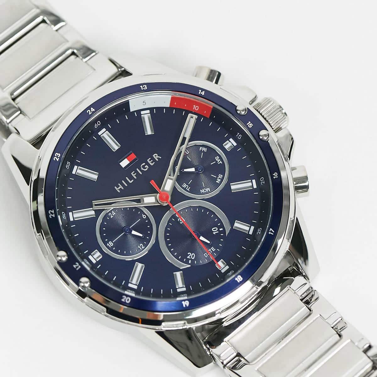 1791788 tommy hilfiger watch men blue dial stainless steel metal silver strap quartz analog day date month mason 4 1791788 tommy hilfiger watch men blue dial stainless steel metal silver strap quartz analog day date month mason 4