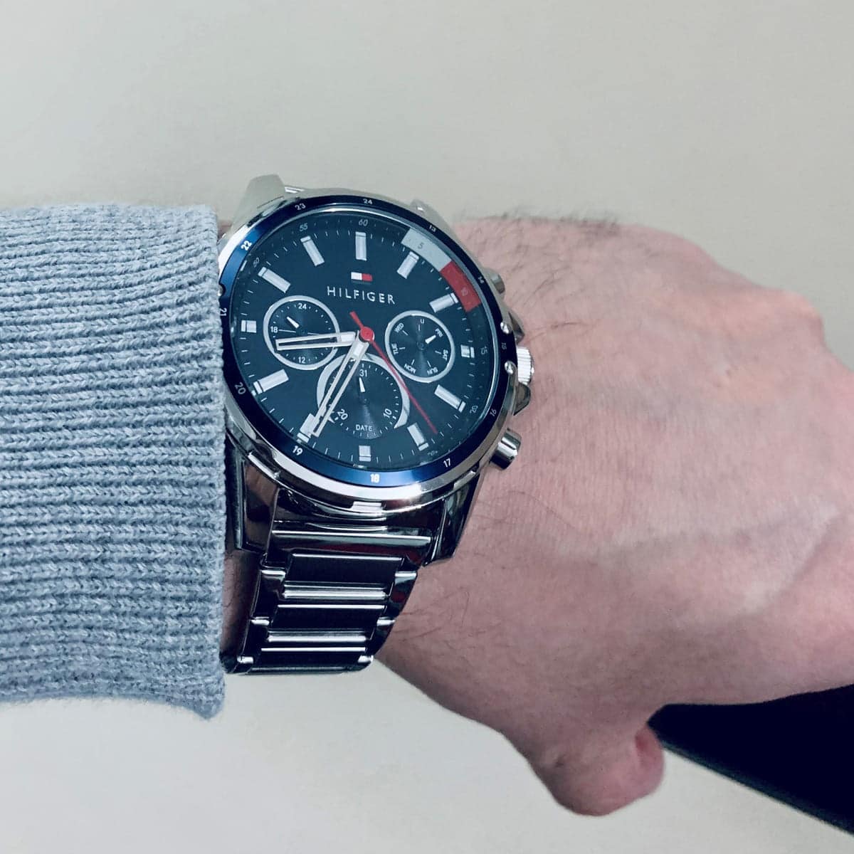 1791788 tommy hilfiger watch men blue dial stainless steel metal silver strap quartz analog day date month mason 5 1791788 tommy hilfiger watch men blue dial stainless steel metal silver strap quartz analog day date month mason 5