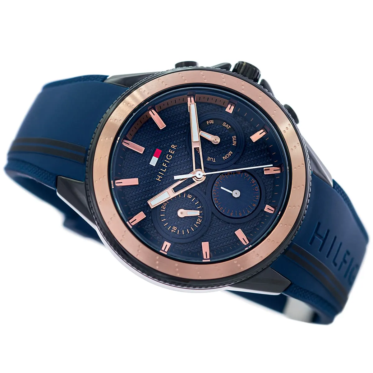 1791860 tommy hilfiger watch men blue dial rubber strap quartz battery analog aiden 4 1791860 tommy hilfiger watch men blue dial rubber strap quartz battery analog aiden 4