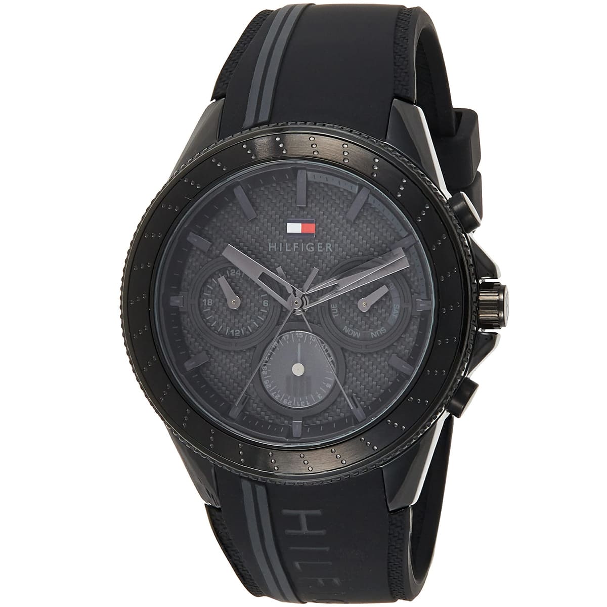 1791861 tommy hilfiger watch men black dial rubber strap quartz battery analog monthly weekly date aiden 2 1791861 tommy hilfiger watch men black dial rubber strap quartz battery analog monthly weekly date aiden 2