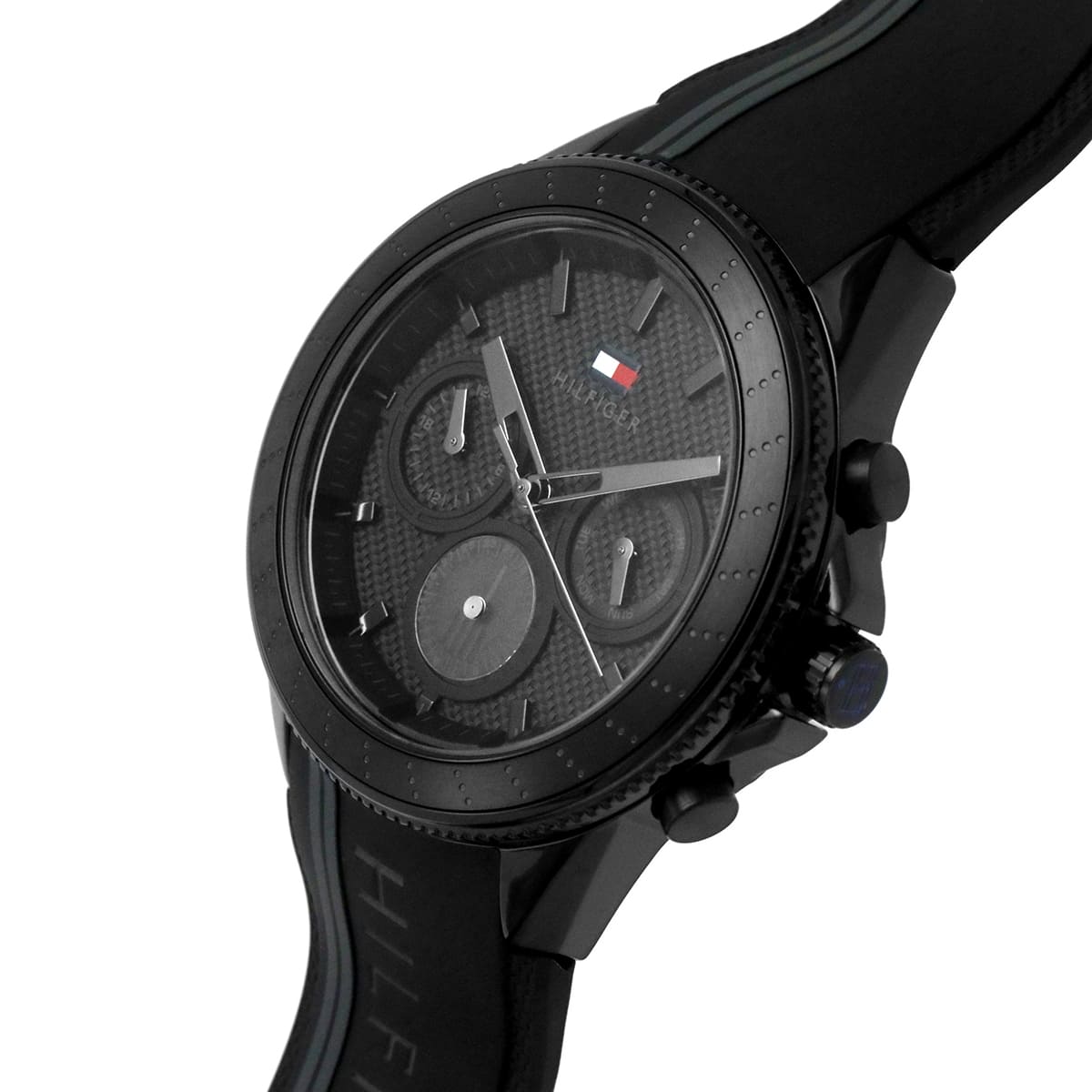 1791861 tommy hilfiger watch men black dial rubber strap quartz battery analog monthly weekly date aiden 8 1791861 tommy hilfiger watch men black dial rubber strap quartz battery analog monthly weekly date aiden 8