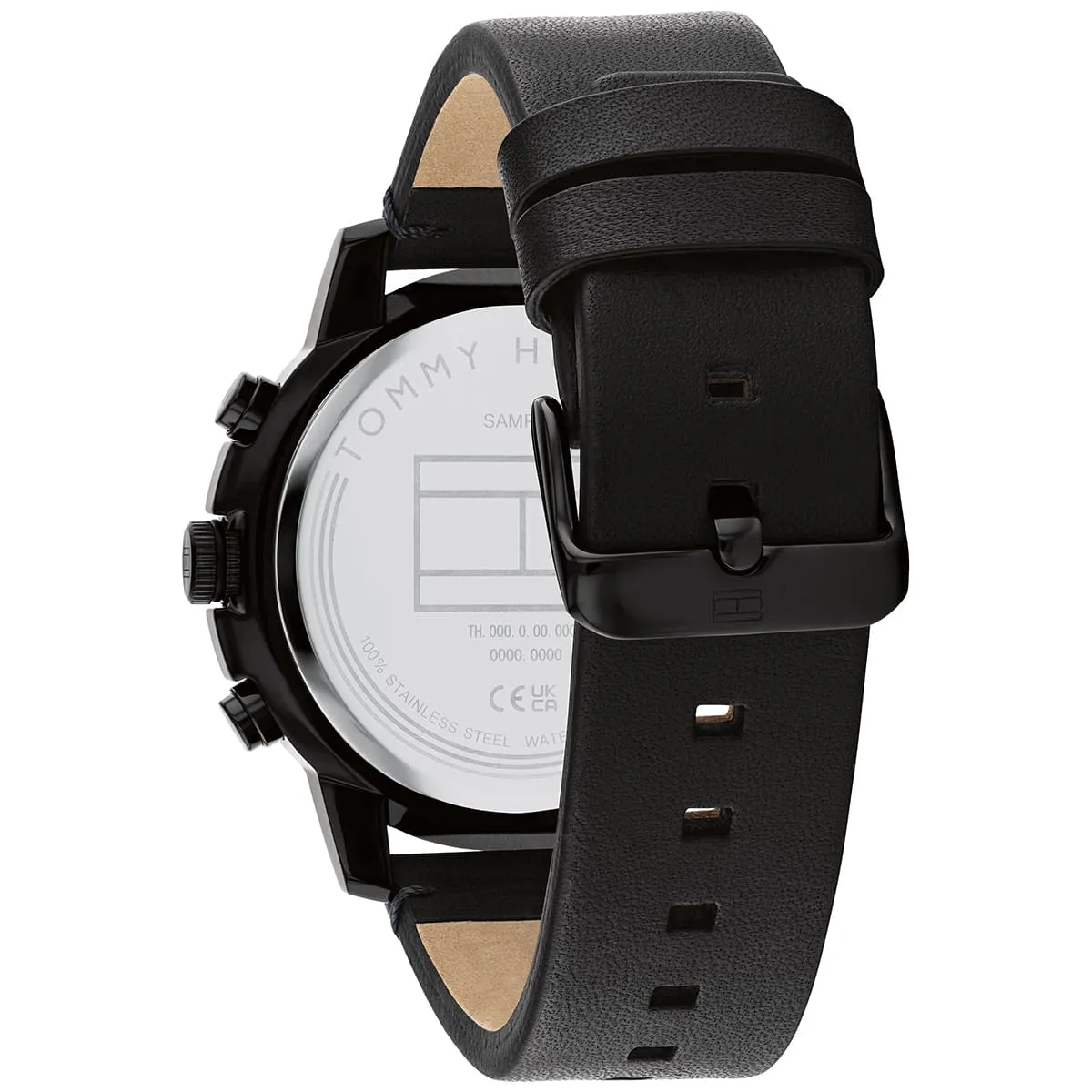 1792110 tommy hilfiger watch men black dial leather strap quartz analog troy 3 1792110 tommy hilfiger watch men black dial leather strap quartz analog troy 3