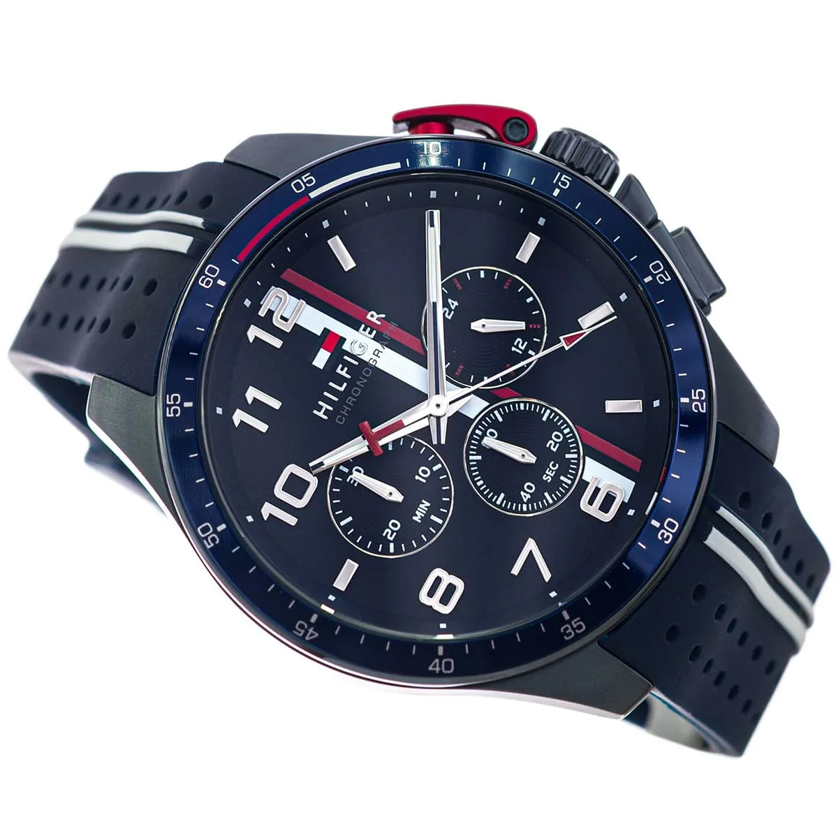 1792169 tommy hilfiger watch chronograph men blue dial rubber strap quartz analog bank 4 1792169 tommy hilfiger watch chronograph men blue dial rubber strap quartz analog bank 4