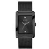 Montre Guess Maillé GW0898G3 homme – vue de face, cadran noir, acier – Maroc