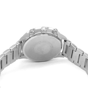 ar11241 emporio armani watch men black dial stainless steel metal silver strap quartz analog chronograph mario 6