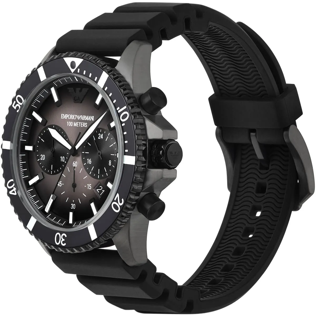 ar11515 emporio armani watch 100 meters men gray dial rubber black strap quartz battery analog chronograph diver 3 ar11515 emporio armani watch 100 meters men gray dial rubber black strap quartz battery analog chronograph diver 3