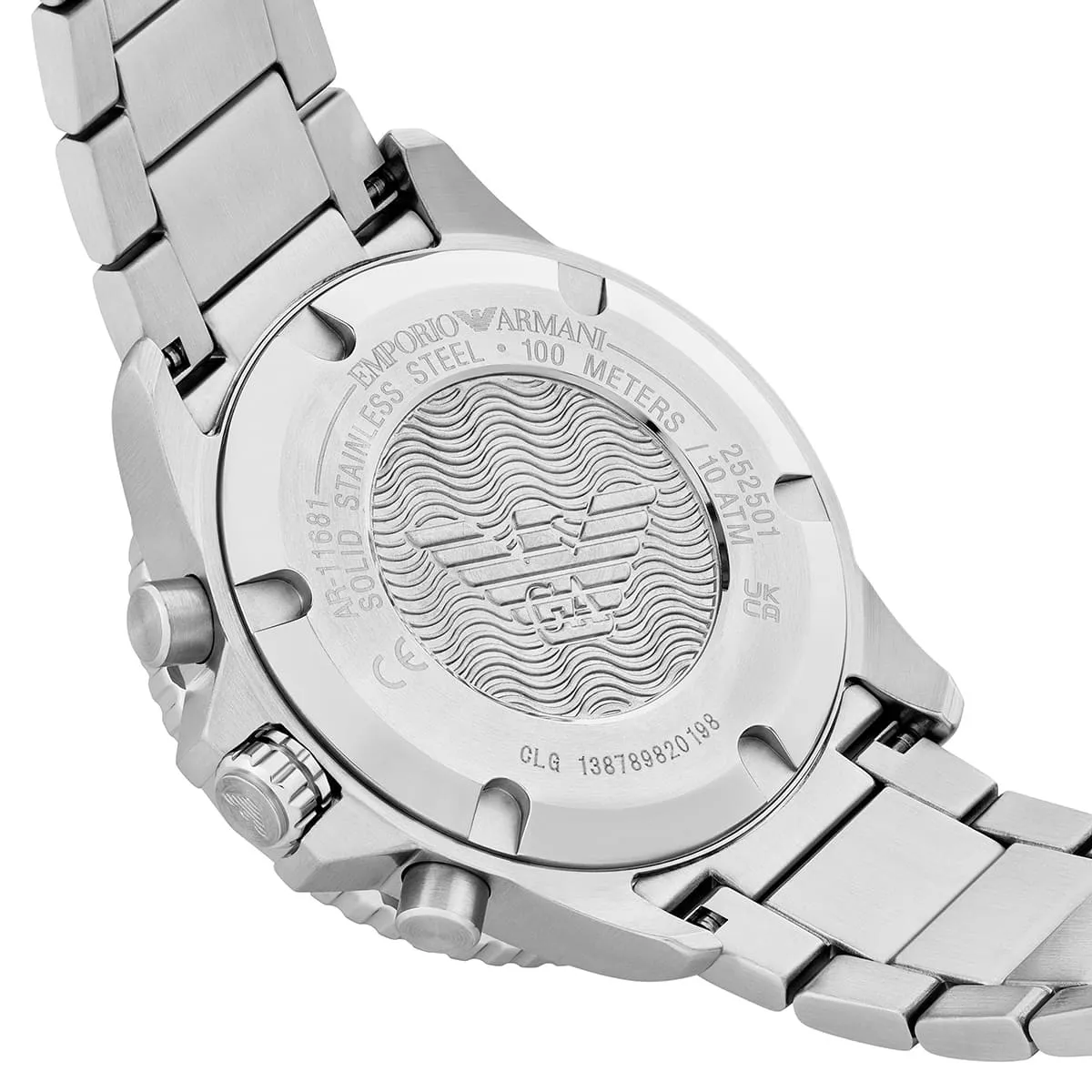 ar11681 emporio armani watch 100m 330ft men solar powered blue dial metal stainless steel silver strap quartz analog chronograph world explorer 5 ar11681 emporio armani watch 100m 330ft men solar powered blue dial metal stainless steel silver strap quartz analog chronograph world explorer 5