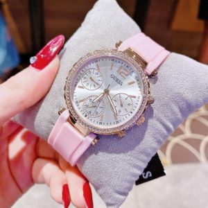 guess watches guess watches guess gw0113l4 original solstice jam tangan wanita analog pink gold full03 bozzuxol 1024x1024