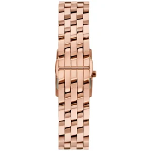 mk4932 michael kors watch women square rose gold dial stainless steel metal rose golden strap quartz battery analog three hand georgie 2