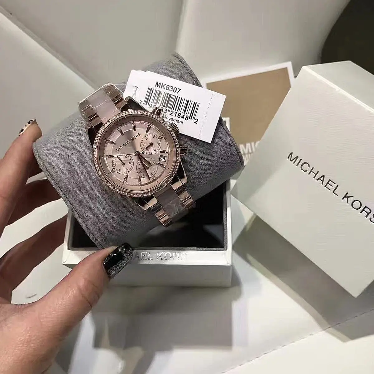 mk6307 michael kors chronograph watch women rose gold dial multi pink golden strap quartz battery analog ritz 11 mk6307 michael kors chronograph watch women rose gold dial multi pink golden strap quartz battery analog ritz 11