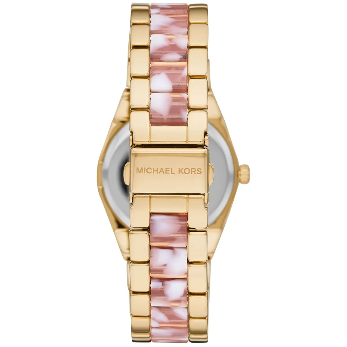 mk6650 michael kors watch women pink dial multi gold strap quartz battery analog three hand channing 4 mk6650 michael kors watch women pink dial multi gold strap quartz battery analog three hand channing 4