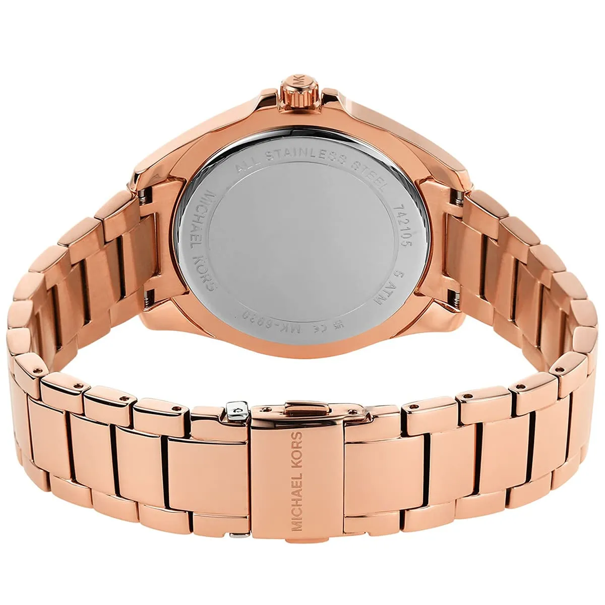 mk6930 michael kors watch women crystals blue dial metal stainless steel rose gold strap quartz battery analog three hand kacie 5 mk6930 michael kors watch women crystals blue dial metal stainless steel rose gold strap quartz battery analog three hand kacie 5