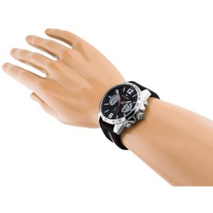 tommy hilfiger mens black sports watch 1791473 5