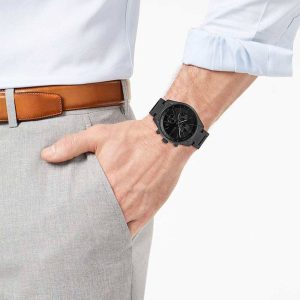 1513676 hugo boss watch men black metal grand prix hand 8