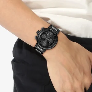 1514001 hugo boss watch men black dial metal stainless strap quartz battery analog chronograph one 10