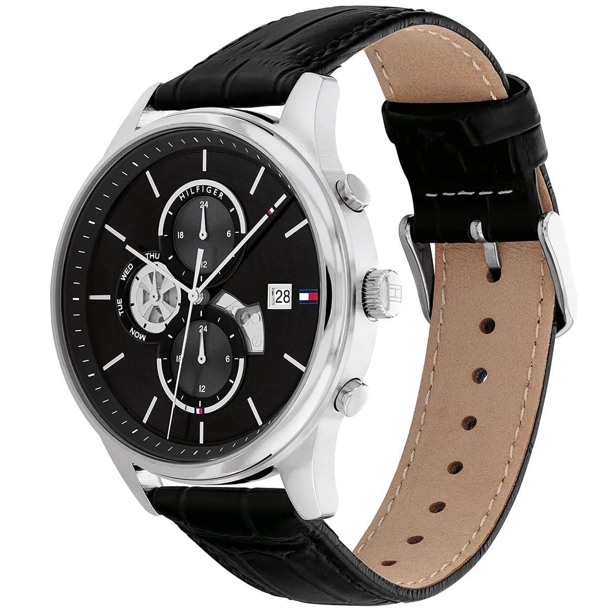 1710502 tommy hilfiger watch men black dial leather strap quartz battery analog weston 2 1710502 tommy hilfiger watch men black dial leather strap quartz battery analog weston 2