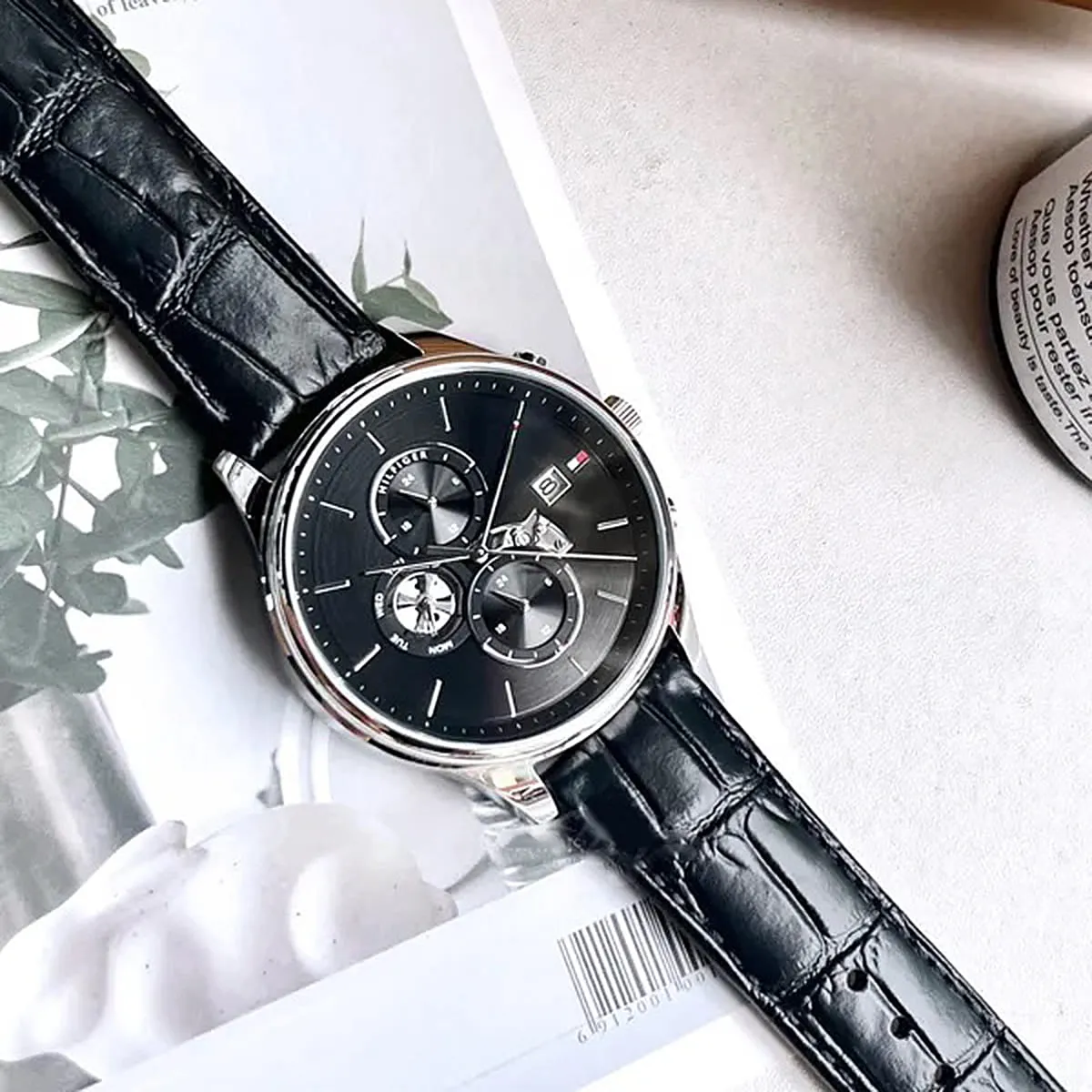 1710502 tommy hilfiger watch men black dial leather strap quartz battery analog weston 4 1710502 tommy hilfiger watch men black dial leather strap quartz battery analog weston 4