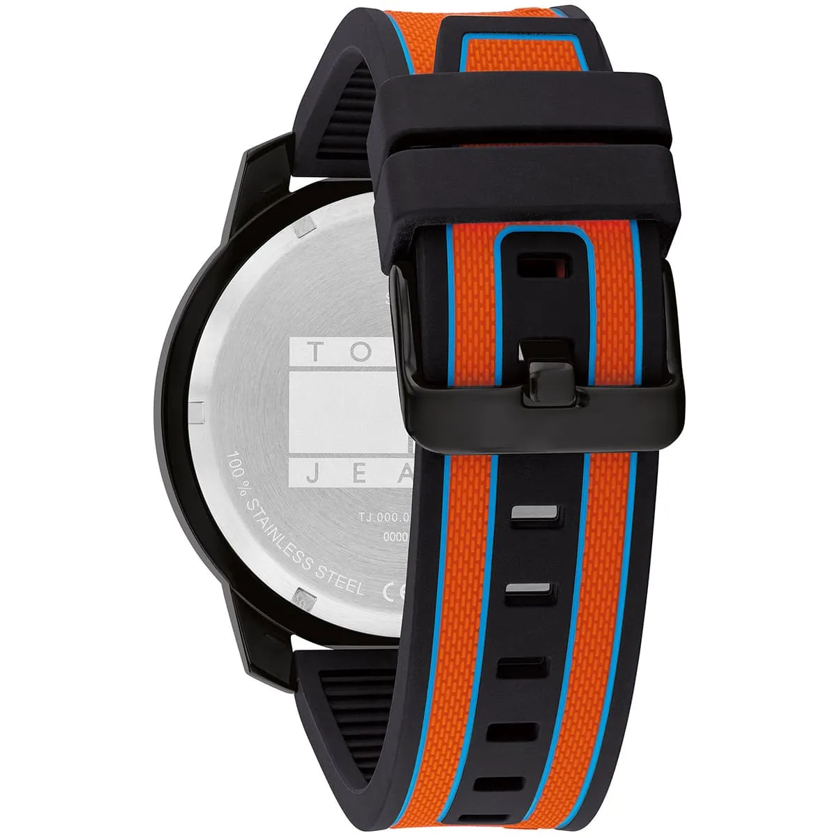 1710583 tommy hilfiger watch men black dial rubber orange strap quartz analog wynwood 3 1710583 tommy hilfiger watch men black dial rubber orange strap quartz analog wynwood 3