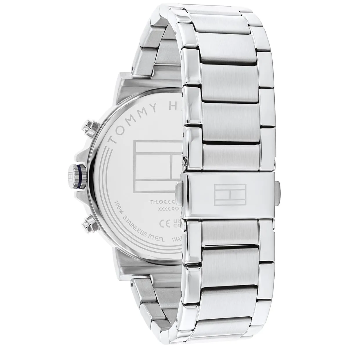 1710588 tommy hilfiger watch men blue dial metal stainless steel silver strap quartz battery analog tyson 3 1710588 tommy hilfiger watch men blue dial metal stainless steel silver strap quartz battery analog tyson 3