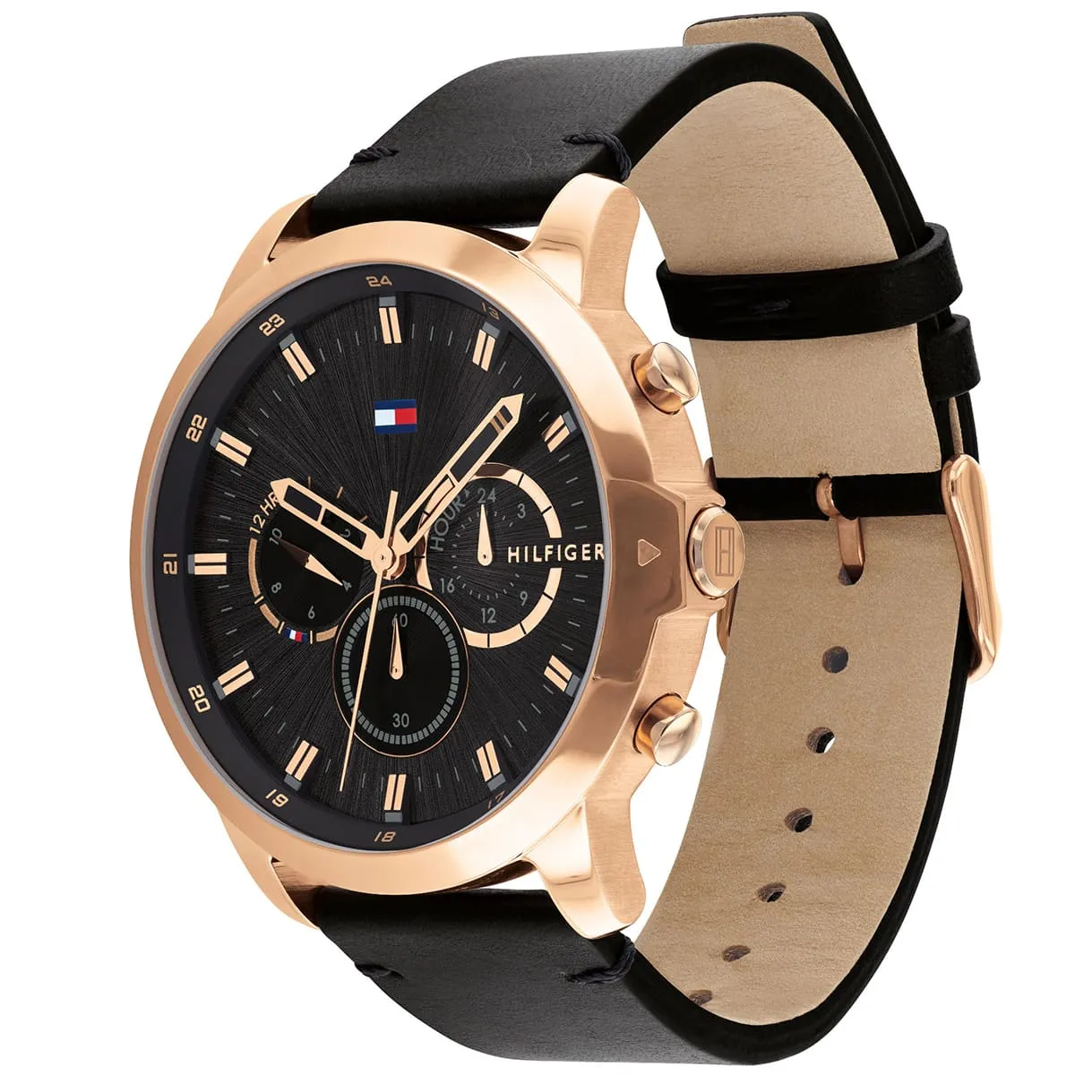 1791798 tommy hilfiger watch men black dial leather strap quartz battery analog chronograph jameson 2 1791798 tommy hilfiger watch men black dial leather strap quartz battery analog chronograph jameson 2