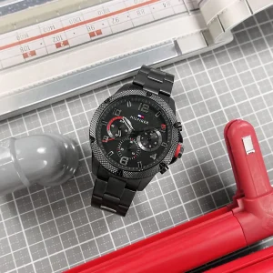1792030 tommy hilfiger watch men black dial metal stainless steel strap quartz battery analog blaze 6