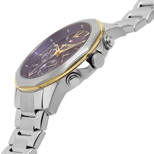 1792059 tommy hilfiger watch men blue dial metal stainless steel silver strap quartz battery analog lars 4