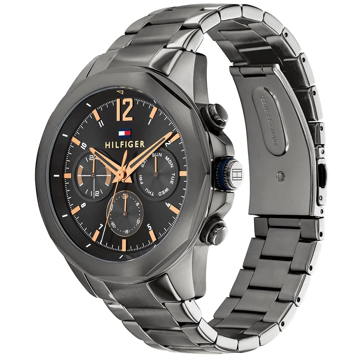 1792061 tommy hilfiger watch men black dial metal stainless steel strap quartz battery analog lars 2 1792061 tommy hilfiger watch men black dial metal stainless steel strap quartz battery analog lars 2