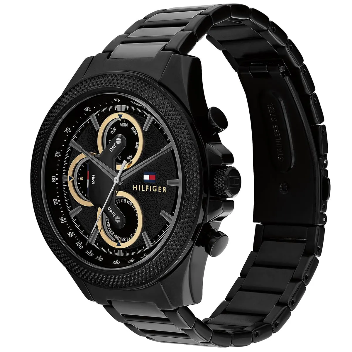 1792081 tommy hilfiger watch men black dial metal stainless steel strap quartz battery analog clark 2 1792081 tommy hilfiger watch men black dial metal stainless steel strap quartz battery analog clark 2