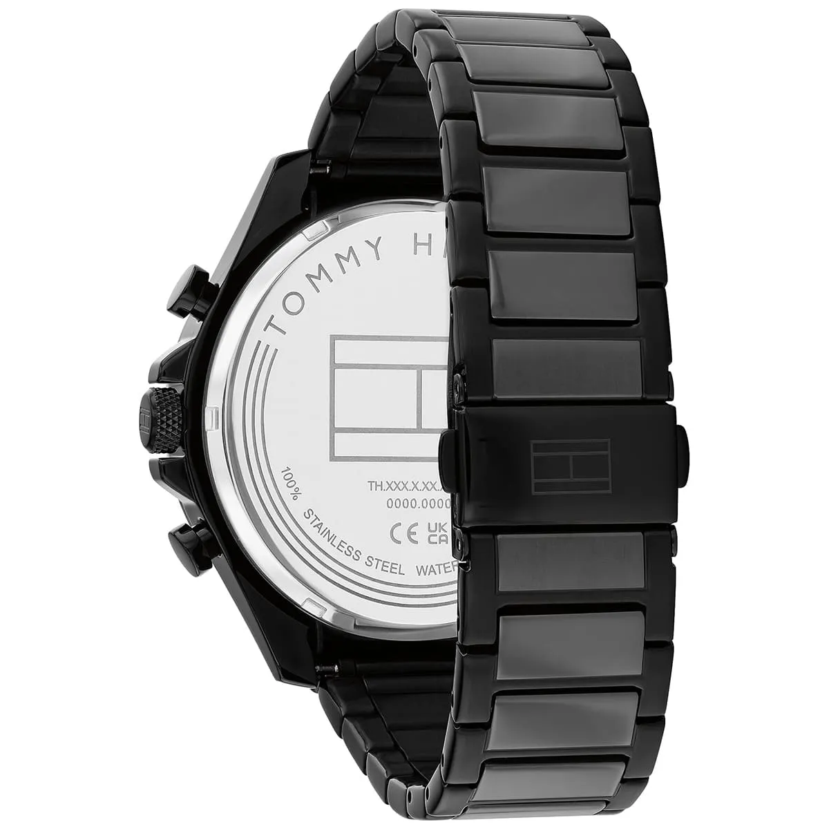 1792081 tommy hilfiger watch men black dial metal stainless steel strap quartz battery analog clark 3 1792081 tommy hilfiger watch men black dial metal stainless steel strap quartz battery analog clark 3