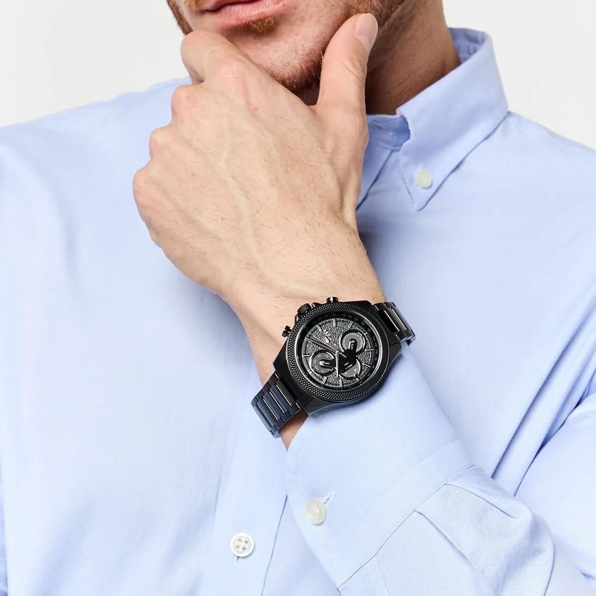1792081 tommy hilfiger watch men black dial metal stainless steel strap quartz battery analog clark 5 1792081 tommy hilfiger watch men black dial metal stainless steel strap quartz battery analog clark 5