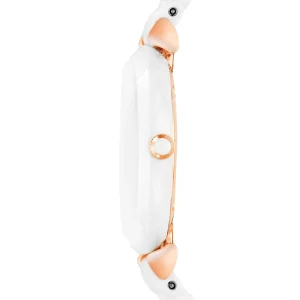ar1486 emporio armani watch ceramica women mother of pearl white dial ceramic strap quartz battery analog gianni t bar 6
