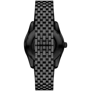 ar60093 emporio armani watch automatic men skeleton black dial metal stainless steel strap analog antonio 3