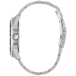 w1107g1 guess watch men silver metal odyssey 4