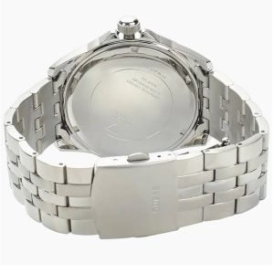 w1107g1 guess watch men silver metal odyssey 6