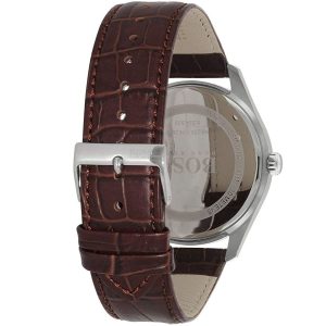 1513021 hugo boss watch men brown leather ambassador 3
