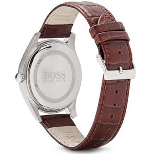 1513041 hugo boss watch men brown leather ambassador 3