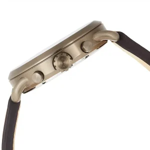 1791425 tommy hilfiger watch men black dial leather brown strap quartz battery analog monthly weekly date briggs 5.jpg