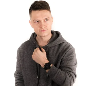 1791595 tommy hilfiger watch men dual time black dial leather strap quartz battery analog icon 10