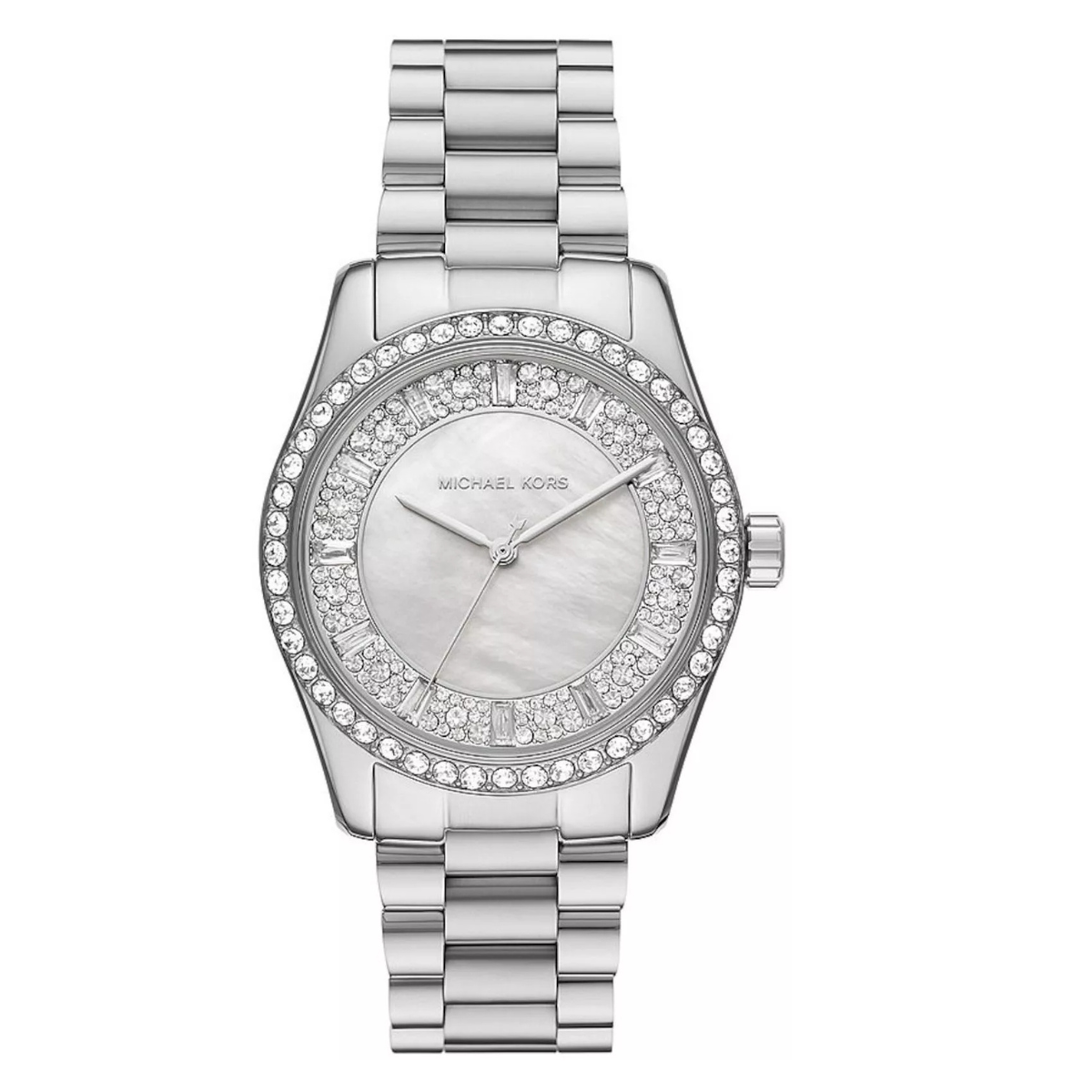 Design sans titre 2026 09 15T204126.764 Montre Michael Kors Lexington MK7445 femme argentée 38 mm, cadran nacré et cristaux