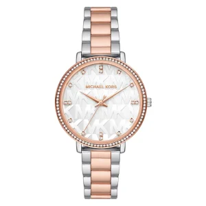 Montre Michael Kors Pyper MK4667 femme – vue de face, cadran bicolore – Maroc